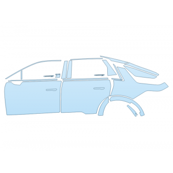 PAINT PROTECTION KIT - 2024 CADILLAC LYRIQ TECH DRIVER SIDE - PRECUT PPF CLEAR BRA WRAP