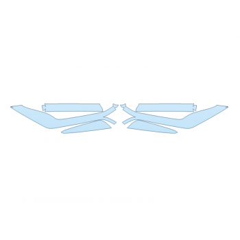 PAINT PROTECTION KIT - 2024 CADILLAC LYRIQ TECH TAIL LIGHTS - PRECUT PPF CLEAR BRA WRAP