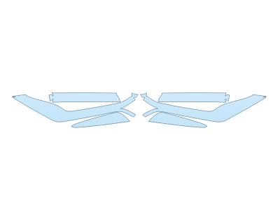 PAINT PROTECTION KIT - 2024 CADILLAC LYRIQ TECH TAIL LIGHTS - PRECUT PPF CLEAR BRA WRAP