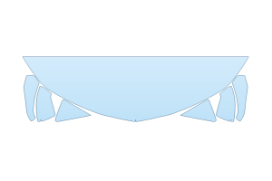 2027 CHEVROLET CAMARO RS HOOD FENDERS MIRRORS 18 INCH - (WRAPPED EDGES)