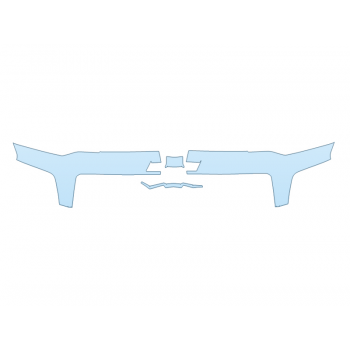 PAINT PROTECTION KIT - 2025 CHEVROLET COLORADO LT GRILL - PRECUT PPF CLEAR BRA WRAP