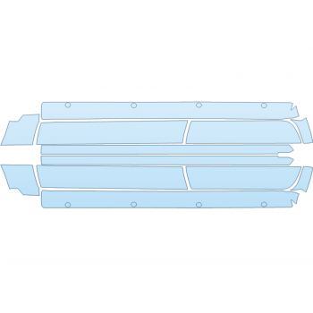 PAINT PROTECTION KIT - 2024 CHEVROLET COLORADO TRAIL BOSS ROCKERS - PRECUT PPF CLEAR BRA WRAP
