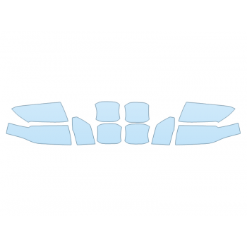 PAINT PROTECTION KIT - 2024 CHEVROLET COLORADO WT MIRRORS - DOOR CUPS - PRECUT PPF CLEAR BRA WRAP