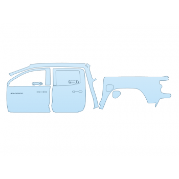 PAINT PROTECTION KIT - 2024 CHEVROLET COLORADO ZR2 DRIVER SIDE - PRECUT PPF CLEAR BRA WRAP