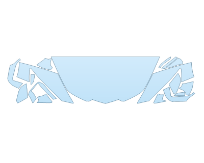 PAINT PROTECTION KIT - 2024 CHEVROLET CORVETTE CONVERTIBLE LT1 HOOD FENDERS MIRRORS 24 INCH - (WRAPPED EDGES) - PRECUT PPF CLEAR BRA WRAP