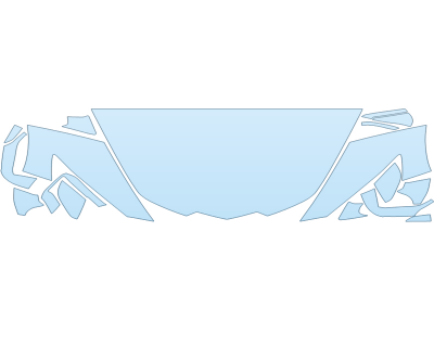 PAINT PROTECTION KIT - 2024 CHEVROLET CORVETTE CONVERTIBLE LT1 HOOD FENDERS MIRRORS 30 INCH - - PRECUT PPF CLEAR BRA WRAP
