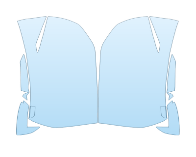 PAINT PROTECTION KIT - 2024 CHEVROLET CORVETTE CONVERTIBLE LT1 FULL DOORS - PRECUT PPF CLEAR BRA WRAP