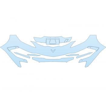 PAINT PROTECTION KIT - 2024 CHEVROLET CORVETTE CONVERTIBLE LT2 BUMPER - PRECUT PPF CLEAR BRA WRAP