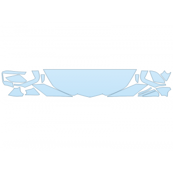 PAINT PROTECTION KIT - 2024 CHEVROLET CORVETTE CONVERTIBLE LT2 HOOD FENDERS MIRRORS 18 INCH - (WRAPPED EDGES) - PRECUT PPF CLEAR BRA WRAP