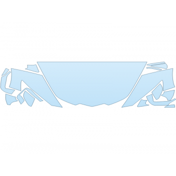 PAINT PROTECTION KIT - 2024 CHEVROLET CORVETTE CONVERTIBLE LT2 HOOD FENDERS MIRRORS 30 INCH - - PRECUT PPF CLEAR BRA WRAP