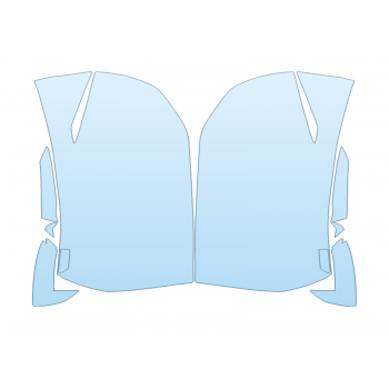 PAINT PROTECTION KIT - 2025 CHEVROLET CORVETTE COUPE LT1 FULL DOORS - PRECUT PPF CLEAR BRA WRAP
