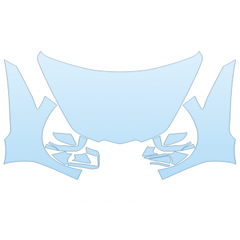 PAINT PROTECTION KIT - 2025 CHEVROLET CORVETTE COUPE LT1 FULL HOOD FENDERS MIRRORS - PRECUT PPF CLEAR BRA WRAP