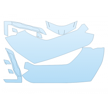 PAINT PROTECTION KIT - 2024 CHEVROLET CORVETTE COUPE LT2 FULL - SPLIT HATCH - PRECUT PPF CLEAR BRA WRAP