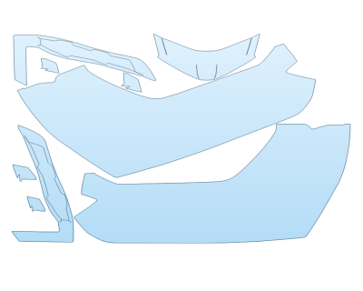PAINT PROTECTION KIT - 2025 CHEVROLET CORVETTE COUPE LT3 FULL - SPLIT HATCH - PRECUT PPF CLEAR BRA WRAP