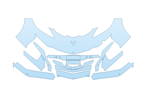 2027 CHEVROLET CORVETTE Z06 CONVERTIBLE BUMPER - W/SEAMS