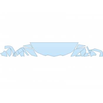 PAINT PROTECTION KIT - 2024 CHEVROLET CORVETTE Z06 CONVERTIBLE HOOD FENDERS MIRRORS 18 INCH - (WRAPPED EDGES) - PRECUT PPF CLEAR BRA WRAP