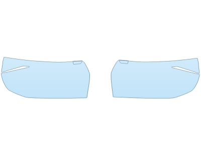 PAINT PROTECTION KIT - 2025 CHEVROLET CORVETTE Z06 CONVERTIBLE FULL DOORS - PRECUT PPF CLEAR BRA WRAP