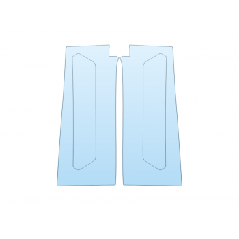 PAINT PROTECTION KIT - 2025 CHEVROLET CORVETTE Z06 COUPE DOOR SILLS - PRECUT PPF CLEAR BRA WRAP