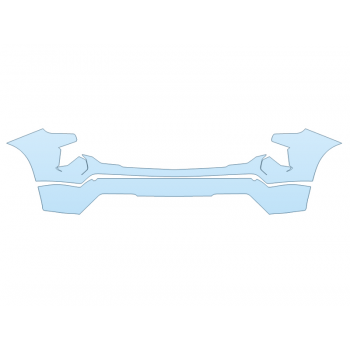 PAINT PROTECTION KIT - 2024 CHEVROLET SILVERADO 1500 CUSTOM TRAIL BOSS BUMPER - PRECUT PPF CLEAR BRA WRAP