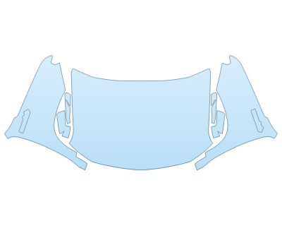 PAINT PROTECTION KIT - 2025 CHEVROLET SILVERADO 1500 HIGH COUNTRY FULL HOOD FENDERS MIRRORS  - (WRAPPED EDGES) - PRECUT PPF CLEAR BRA WRAP