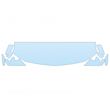 PAINT PROTECTION KIT - 2024 CHEVROLET SILVERADO 1500 LT HOOD FENDERS MIRRORS 24 INCH - (WRAPPED EDGES) - PRECUT PPF CLEAR BRA WRAP