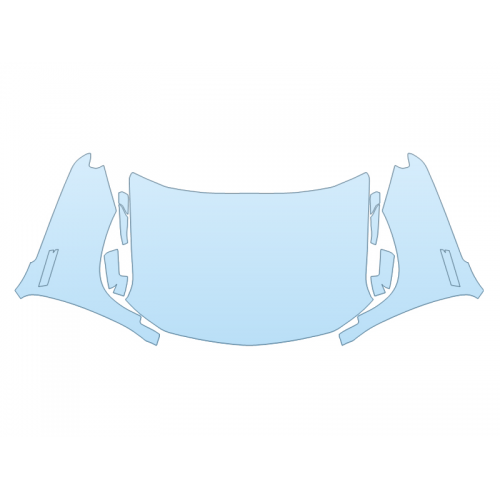 Partial Hood Fender & Mirror Kit | CHEVROLET SILVERADO 1500 LTZ 2024 Partial Hood Fender & Mirror Kit | CHEVROLET SILVERADO 1500 LTZ 2024