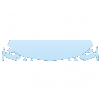 PAINT PROTECTION KIT - 2024 CHEVROLET SILVERADO 1500 RST HOOD FENDERS MIRRORS 18 INCH - - PRECUT PPF CLEAR BRA WRAP
