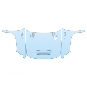 PAINT PROTECTION KIT - 2025 CHEVROLET SILVERADO 3500 HD HIGH COUNTRY FULL HOOD FENDERS MIRRORS - PRECUT PPF CLEAR BRA WRAP