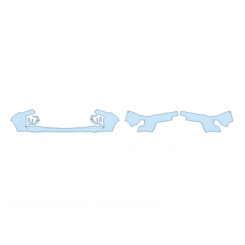 PAINT PROTECTION KIT - 2025 CHEVROLET SILVERADO 2500 HD LT BUMPER (MULTI PIECE) - PRECUT PPF CLEAR BRA WRAP