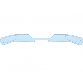 PAINT PROTECTION KIT - 2025 CHEVROLET SILVERADO 2500 HD LT REAR BUMPER - PRECUT PPF CLEAR BRA WRAP
