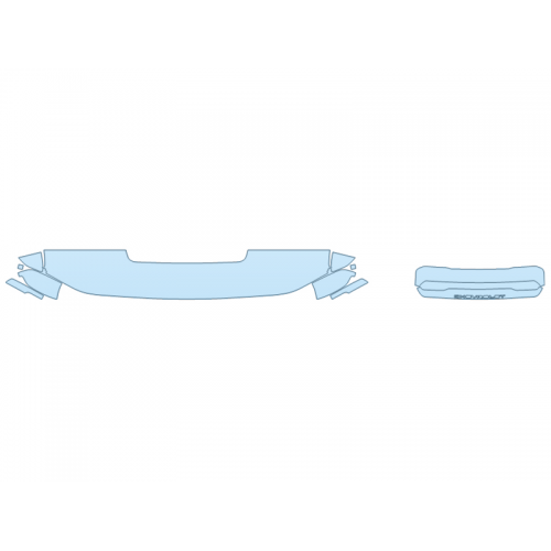 Full Hood Fender and Mirror Kit | CHEVROLET SILVERADO 3500HD LT 2024 Full Hood Fender and Mirror Kit | CHEVROLET SILVERADO 3500HD LT 2024