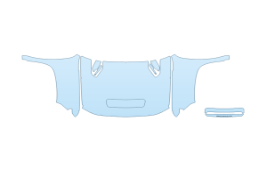 2026 CHEVROLET SILVERADO 2500 HD LT FULL HOOD FENDERS MIRRORS - (WRAPPED EDGES)