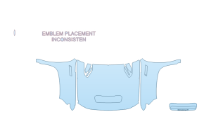 2026 CHEVROLET SILVERADO 2500 HD LT FULL HOOD FENDERS MIRRORS - (WRAPPED EDGES) - Z71 PACKAGE