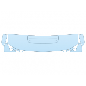 PAINT PROTECTION KIT - 2025 CHEVROLET SILVERADO 2500 HD LTZ HOOD FENDERS MIRRORS 18 INCH - (WRAPPED EDGES) - PRECUT PPF CLEAR BRA WRAP