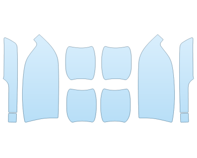 PAINT PROTECTION KIT - 2025 CHEVROLET SILVERADO 2500 HD WT MIRRORS - DOOR CUPS - PRECUT PPF CLEAR BRA WRAP