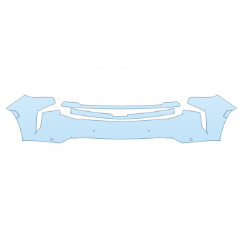 PAINT PROTECTION KIT - 2025 CHEVROLET SUBURBAN LS BUMPER - SENSORS - PRECUT PPF CLEAR BRA WRAP