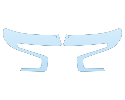 PAINT PROTECTION KIT - 2024 CHEVROLET SUBURBAN Z71 HEADLIGHTS - PRECUT PPF CLEAR BRA WRAP