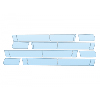 PAINT PROTECTION KIT - 2024 CHEVROLET SUBURBAN Z71 ROCKERS - PRECUT PPF CLEAR BRA WRAP