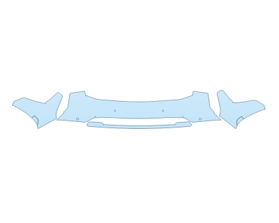 2024 CHEVROLET TAHOE LS BUMPER (MULTI PIECE) - SENSORS