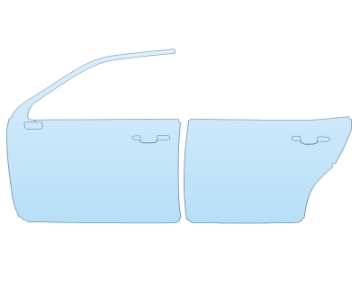 PAINT PROTECTION KIT - 2024 CHEVROLET TAHOE LT DRIVER SIDE NO EMBLEMS - PRECUT PPF CLEAR BRA WRAP