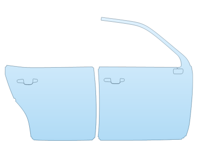 PAINT PROTECTION KIT - 2024 CHEVROLET TAHOE LT PASSENGER SIDE NO EMBLEMS - PRECUT PPF CLEAR BRA WRAP