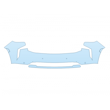 PAINT PROTECTION KIT - 2024 CHEVROLET TAHOE RST BUMPER - SENSORS - PRECUT PPF CLEAR BRA WRAP