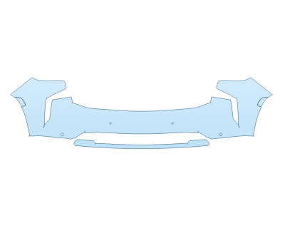 PAINT PROTECTION KIT - 2024 CHEVROLET TAHOE RST BUMPER - SENSORS - PRECUT PPF CLEAR BRA WRAP