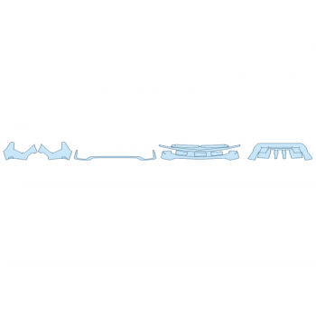 PAINT PROTECTION KIT - 2024 CHEVROLET TAHOE Z71 BUMPER (MULTI PIECE) - PRECUT PPF CLEAR BRA WRAP