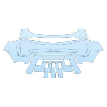 PAINT PROTECTION KIT - 2024 CHEVROLET TAHOE Z71 BUMPER - SENSORS - PRECUT PPF CLEAR BRA WRAP