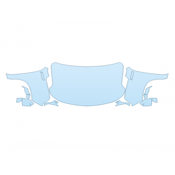 PAINT PROTECTION KIT - 2024 CHEVROLET TAHOE Z71 FULL HOOD FENDERS MIRRORS  - (WRAPPED EDGES) - PRECUT PPF CLEAR BRA WRAP