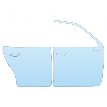 PAINT PROTECTION KIT - 2024 CHEVROLET TAHOE Z71 PASSENGER SIDE NO EMBLEMS - PRECUT PPF CLEAR BRA WRAP