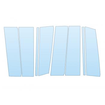 PAINT PROTECTION KIT - 2024 CHEVROLET TAHOE Z71 B PILLARS - PRECUT PPF CLEAR BRA WRAP