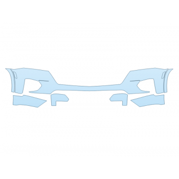 PAINT PROTECTION KIT - 2024 CHEVROLET TRAVERSE HIGH COUNTRY BUMPER - PRECUT PPF CLEAR BRA WRAP