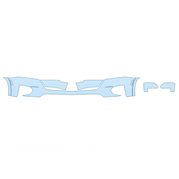 PAINT PROTECTION KIT - 2024 CHEVROLET TRAVERSE HIGH COUNTRY BUMPER (MULTI PIECE) - PRECUT PPF CLEAR BRA WRAP